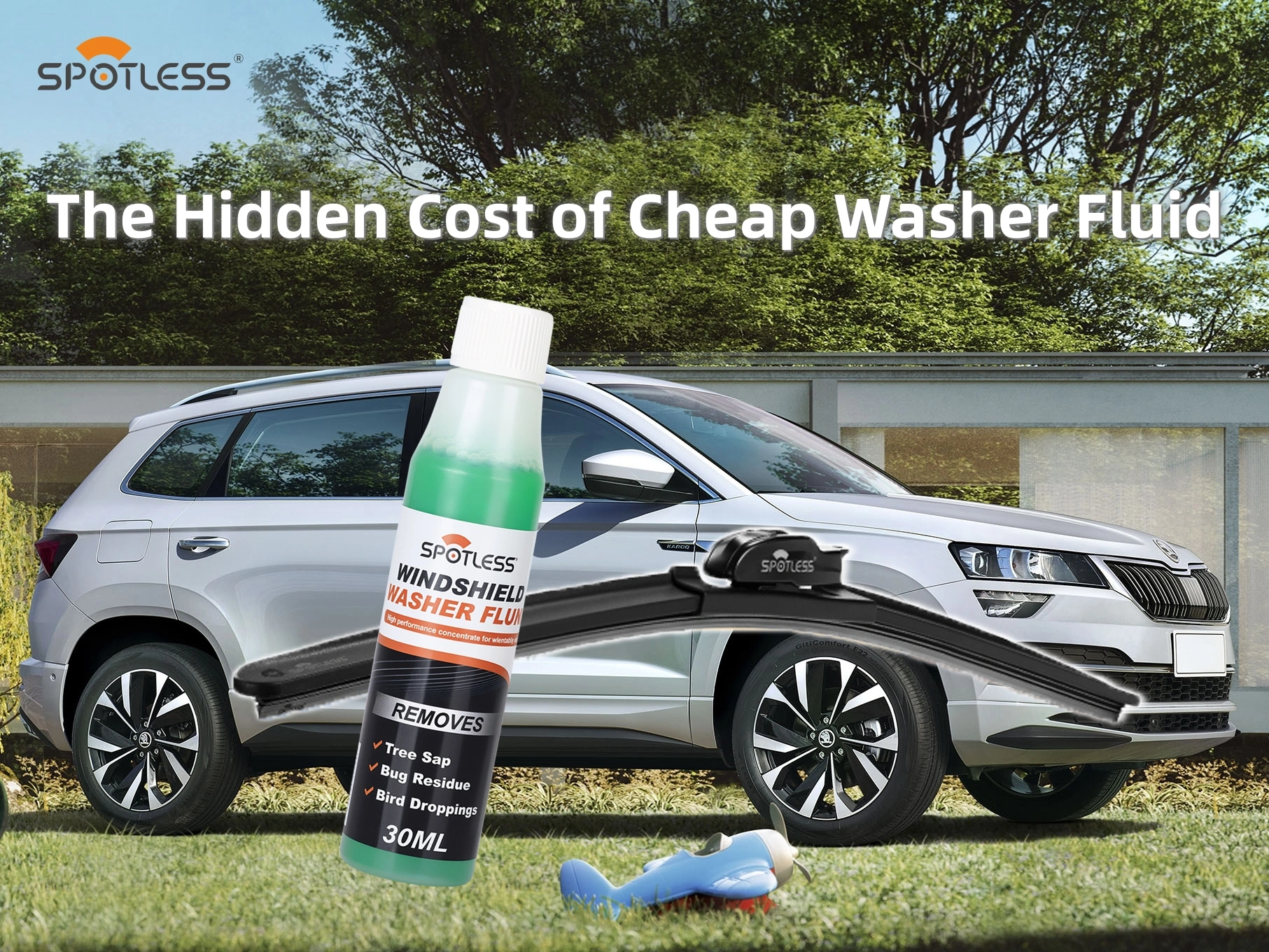 Как pH влияет на долговечность щетки стеклоочистителя: скрытая стоимость дешевой омывающей жидкости